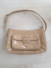 Fossil Handtasche, Schultertasche, beige, Vintage