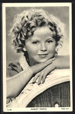 Ansichtskarte Schauspielerin Shirley Temple als bildschöner Lockenkopf 