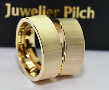 1 Paar Trauringe Quermattiert