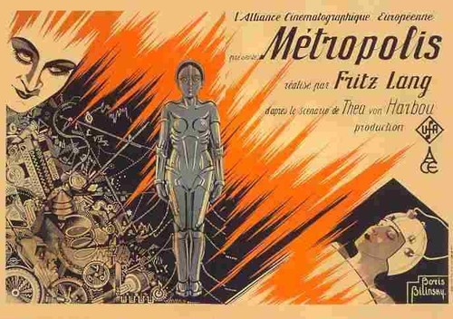 Metropolis film poster - film, a3