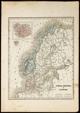 1850Ca - Alte Landkarte Von