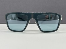 ic Berlin Sonnenbrille Herren Damen blau grau eckig chrome M 13 Björnsonstraße