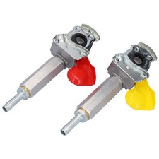 Kupplungskopf Set Rot Gelb ohne Ventil Griff Schlauchstutzen 11mm LKW Anhänger