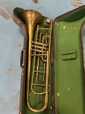 Alte Ventilposaune - Messing -