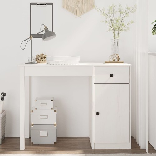 Schreibtisch weiß 100x50x75 - schreibtisch,