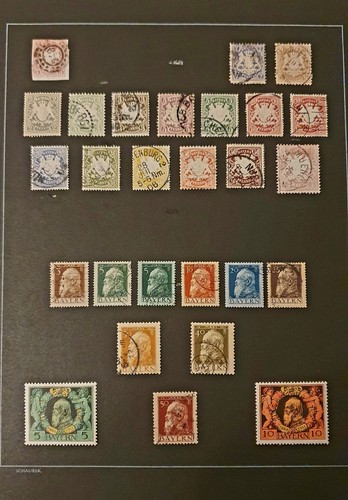 Briefmarkensammlung bayern - briefmarkensammlung,