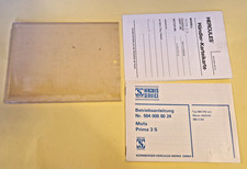 Original Hercules Sachs Betriebsanleitung für Mofa Prima 3S/ 1987 + Karteikarte