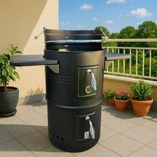 3in1 holzkohle smoker grill - smoker, &