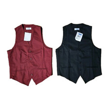 Leiber LE-Sopo Kellner Weste V-Ausschnitt Regular Fit Unisex