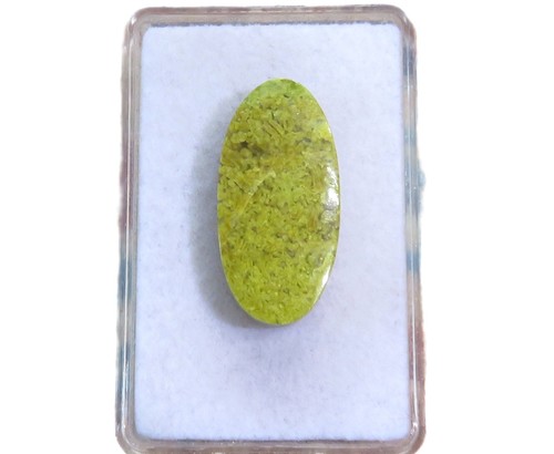 Grüner opal cabochon - grüner,
