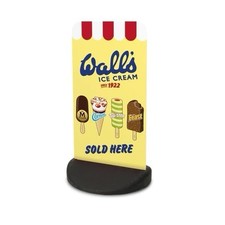 Pflasterwände Retro Schild