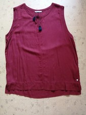 Cecil Sommer Bluse, Blusentop, dunkelrot, Gr.  XXL od. 44/46