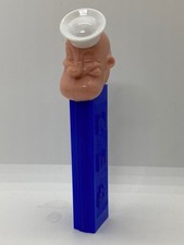 Vintage PEZ Spender Popeye blau 2.6 Austria, selten ohne Fuss 60er