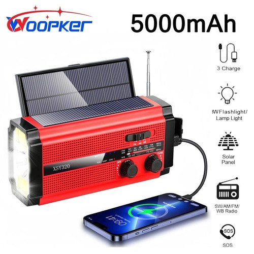 Kurbelradio 5000mah solar - kurbelradio,