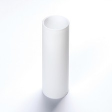 Glas Zylinder weiß matt D