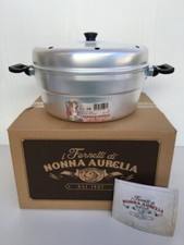 Versilia Herd Aluminium Family Lämmer 28 cm Oma Aurelia mit Flammenstreuer