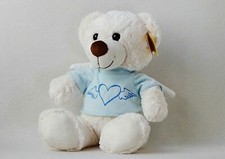 Sunkid Bär Teddy Schutzengel blau Pullover Engel 39cm Stofftier Plüschtie (T180)
