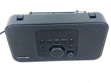 A01 Muse M-091 R Tragbares Radio (UKW/MW) mit Senderspeicher, Uhr- Weckfunktion