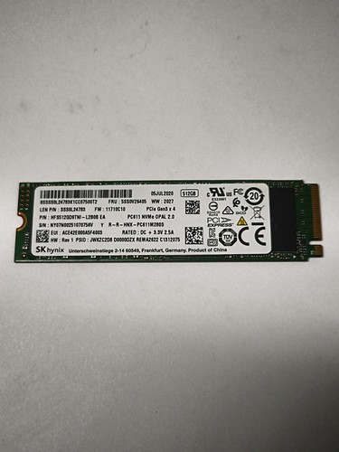 Hynix 512gb nvme pcie - hynix,
