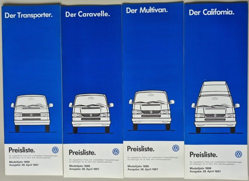 Volkswagen preislisten - volkswagen,