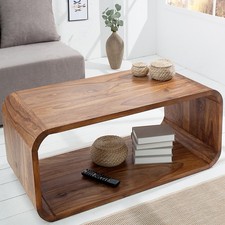 Massivholz Couchtisch CUBUS