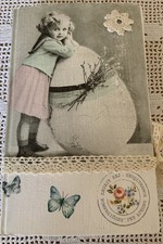 Vintage Deko Buch Ostermotiv