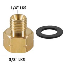 Übergang 3/8" lks x 1/4"lks