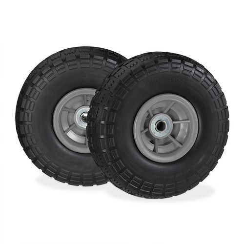 Sackkarrenrad schwarz grau - x,