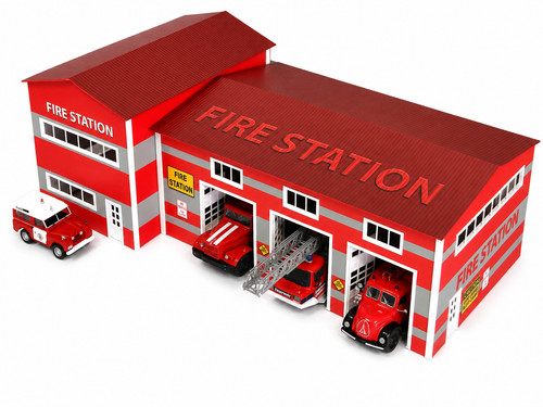 Feuerwehrhaus gebäude - feuerwehrhaus,