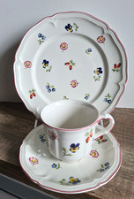 3tlg. Porzellan Kaffeegedeck -Villeroy & Boch Petite Fleur -TOP Zustand -mehr da