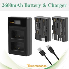 2X Akku 2600mAh Für Canon BP-511A BP-511 Powershot G5 Pro G6 G3 G2 G1+Ladegerät 