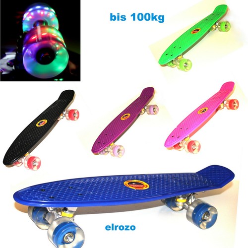 Led mini skateboard fun - led, 22"