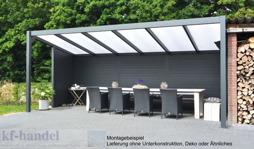 Terrassendach komplett 5 - x, m