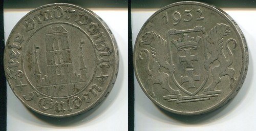 Danzig 1932 gulden in - gulden,