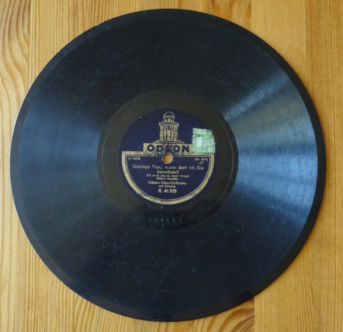 Schellackplatte 1474 das - schellackplatte, o-1474