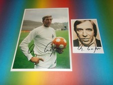 Günter Netzer Borussia Möchengladbach signiert signed  Autogramm 20x28 Foto + AK