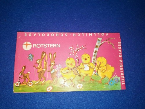 Ddr schokoladenpapier konsum - ddr,