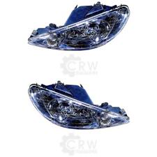 Halogen Scheinwerfer Set für Peugeot 206 CC 2D 1.6 16V 2.0 S16 2A/C 1.4i 1.1i