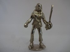 Alte Metall Figur " Piraten Serie " Chrom " 9E Kennung Sockelunterseite