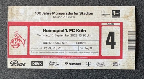 Sammlerticket köln vs - sammlerticket,
