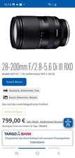 Tamron 28-200mm f/2.8-5.6 Di