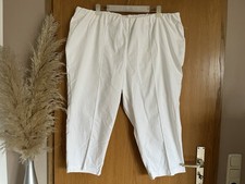 Mia Linea Damen 7/9 Hose ~ Gr. 2XL 52 54 ~ weiß ~ Capri Jeggings ~ Stretch ~ NEU