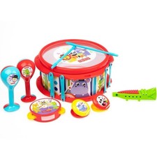 Fisher Price Trommel - Set. musikalische Früherziehung Baby Kind Instrumente Neu