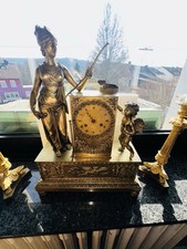 Französischen Empire-Kaminuhr