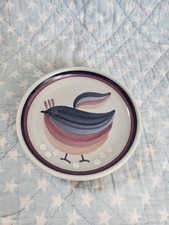 KMK Kupfermühle kleiner Teller Vogelmotiv Papillon Top- Zustand