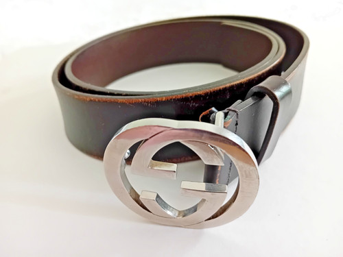 Gucci herren leder gürtel - leder,