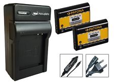 2x Akku + Ladegerät für Nikon Coolpix B700, P600, P610, P900, S810c - EN-EL23