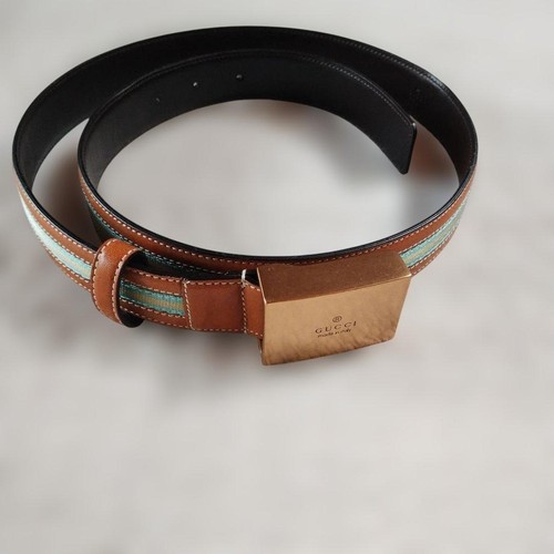 Gucci gebrauchter ledergürtel - gucci,
