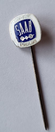 Vintage emaille saab club - vintage,