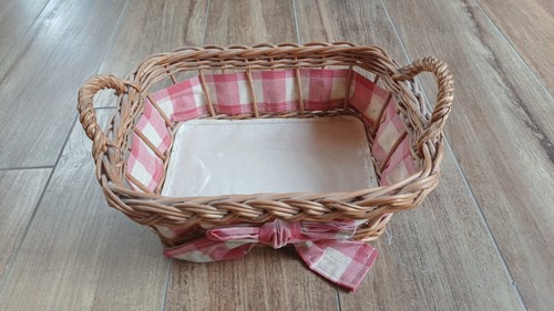 Kleiner vintage weidenkorb - weidenkorb, mit